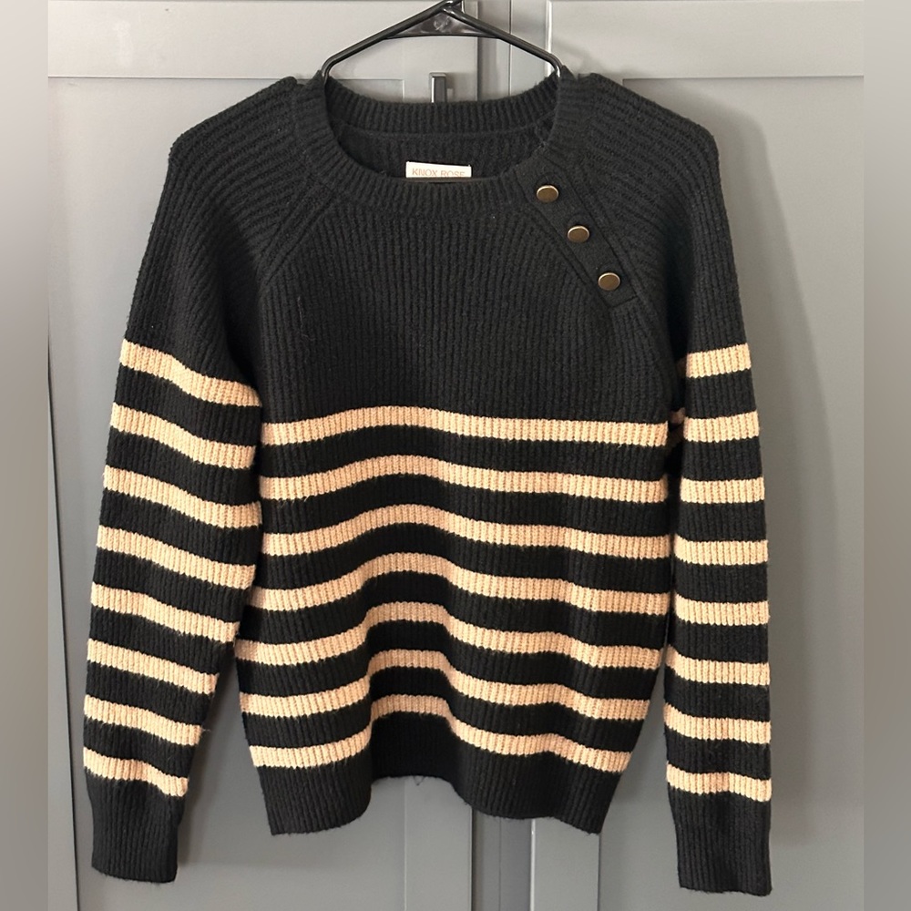 Cozy Neutral Sweater, Size S